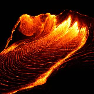 Lava flow wallpaper
