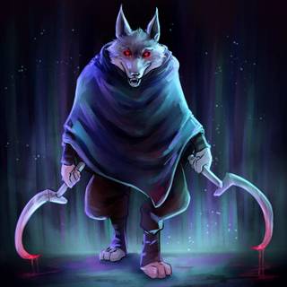 Wolf Puss in Boots wallpaper