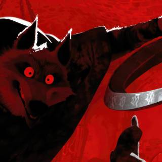 Wolf Puss in Boots wallpaper