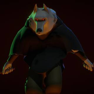 Wolf Puss in Boots wallpaper