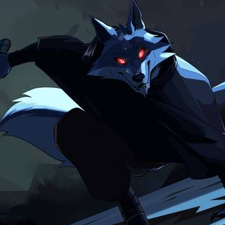 Wolf Puss in Boots wallpaper