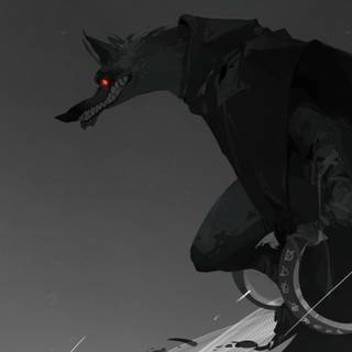 Wolf Puss in Boots wallpaper