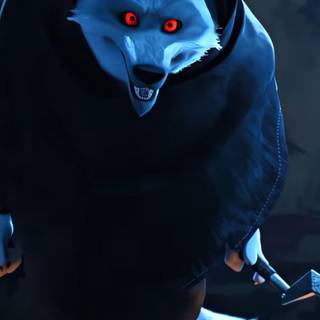 Wolf Puss in Boots wallpaper