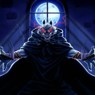 Wolf Puss in Boots wallpaper