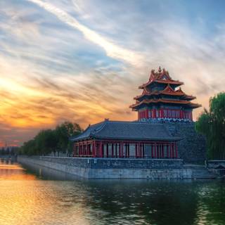 Chinese palace wallpaper