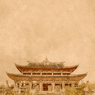 Chinese palace wallpaper