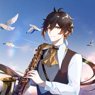 Alto saxophone wallpaper
