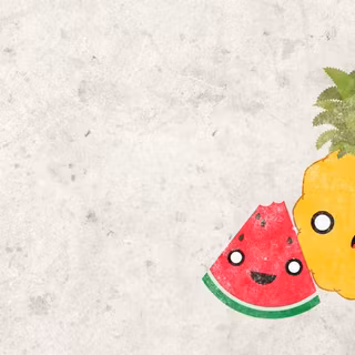 Watermelon pineapple wallpaper