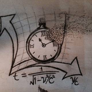 Time dilation wallpaper