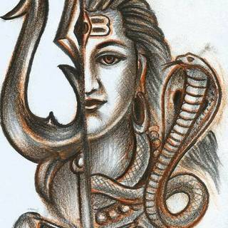 Mahadev sketch wallpaper