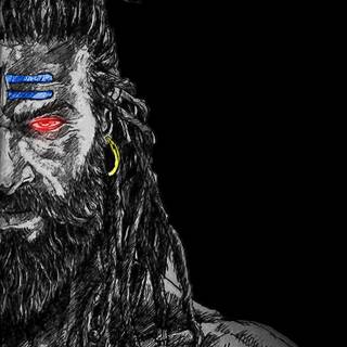 Mahadev sketch wallpaper