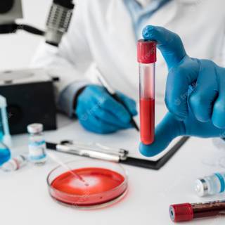 Blood test wallpaper