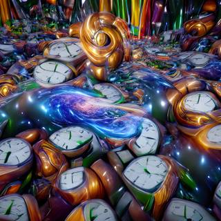 Time dilation wallpaper