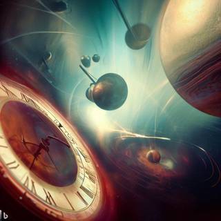 Time dilation wallpaper