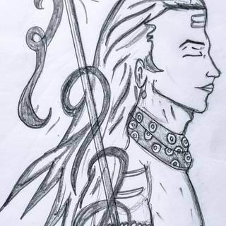 Mahadev sketch wallpaper