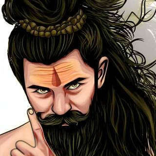 Mahadev sketch wallpaper