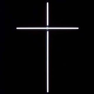 Cross black wallpaper