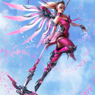 Pink Mercy wallpaper