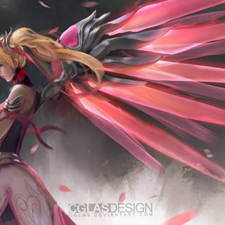Pink Mercy wallpaper
