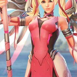 Pink Mercy wallpaper