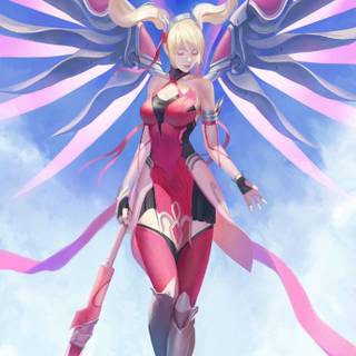 Pink Mercy wallpaper