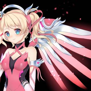 Pink Mercy wallpaper