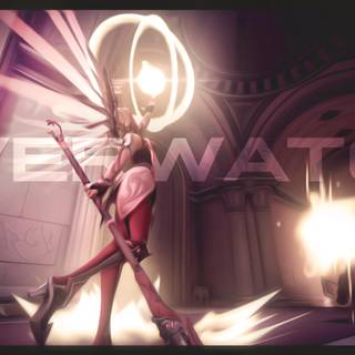 Pink Mercy wallpaper