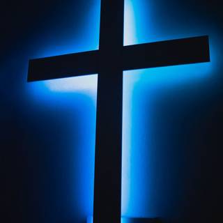 Cross black wallpaper