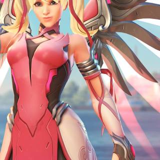 Pink Mercy wallpaper