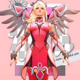 Pink Mercy wallpaper