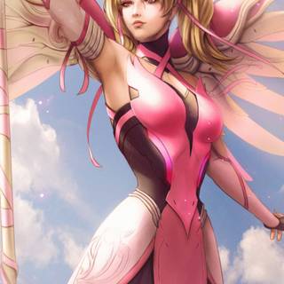 Pink Mercy wallpaper