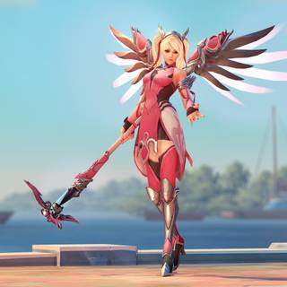Pink Mercy wallpaper
