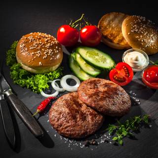 Beef burger wallpaper