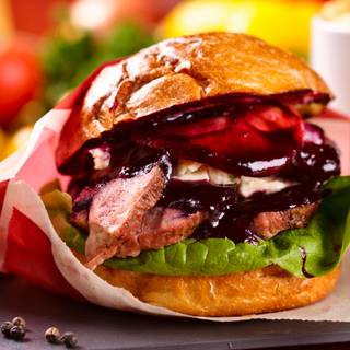 Beef burger wallpaper