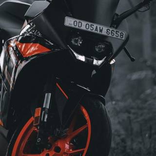 Duke 390 black wallpaper