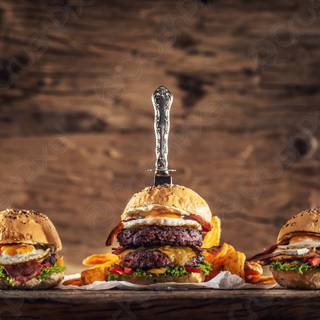 Beef burger wallpaper