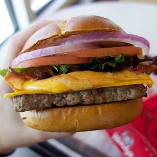 Beef burger wallpaper