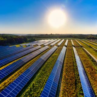 Solar farm wallpaper