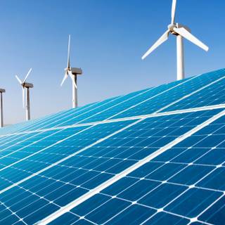 Solar farm wallpaper