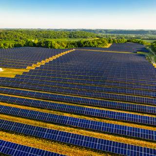 Solar farm wallpaper