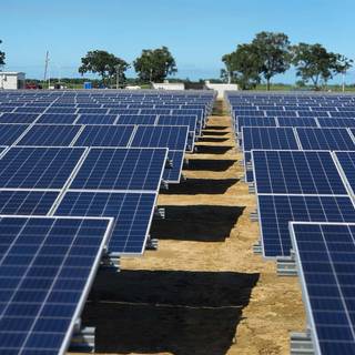 Solar farm wallpaper