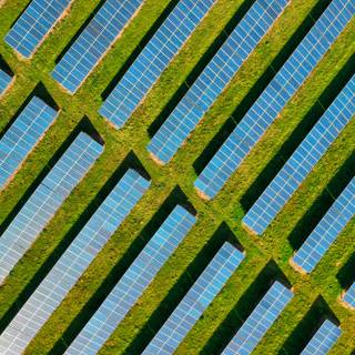Solar farm wallpaper