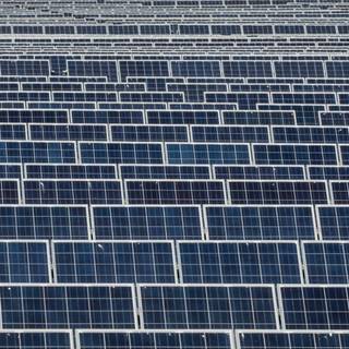 Solar farm wallpaper