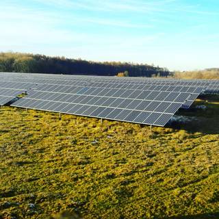 Solar farm wallpaper