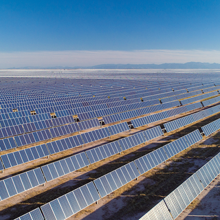 Solar farm wallpaper