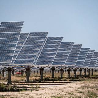 Solar farm wallpaper