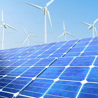 Solar farm wallpaper