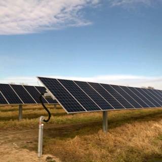 Solar farm wallpaper