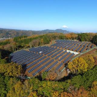 Solar farm wallpaper