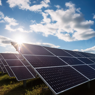 Solar farm wallpaper